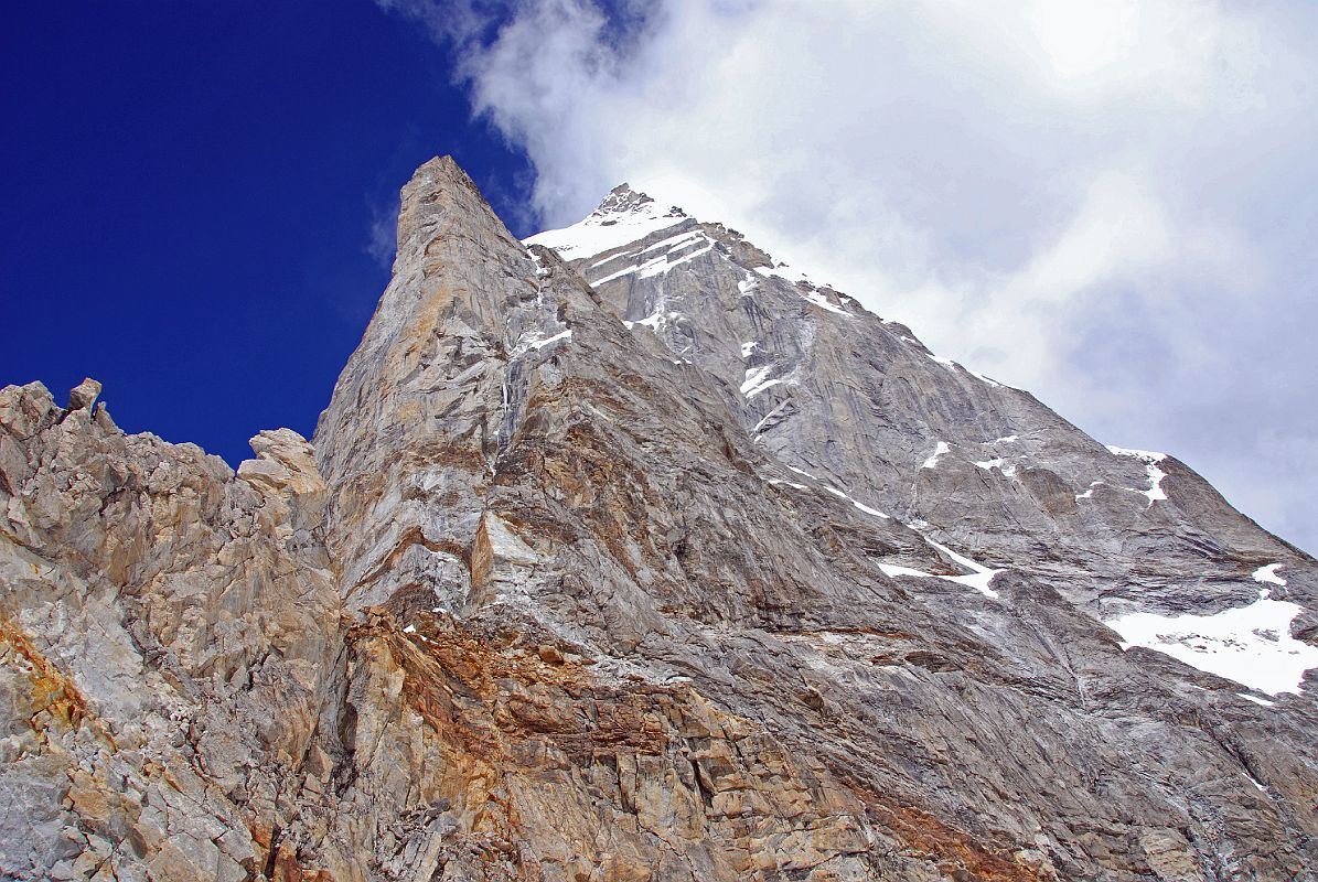 Rolwaling 07 18 Tengi Ragi Tau Towers Over Tashi Lapcha Pass